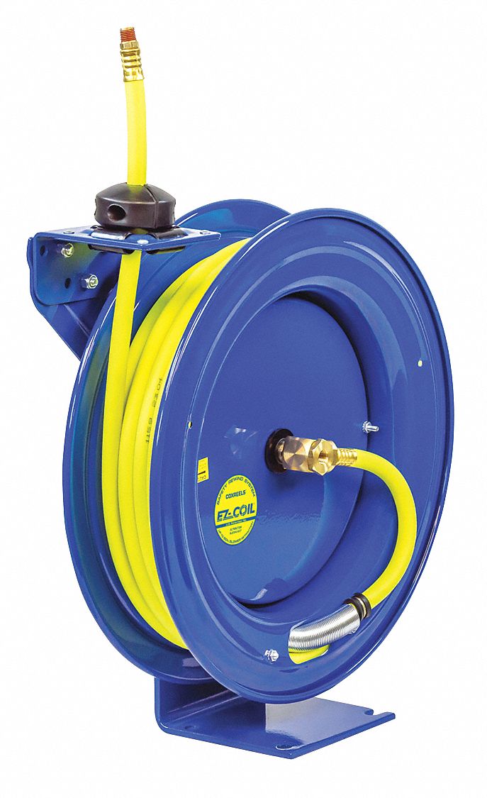 Spring Return Hose Reel 1/2 MNPT 50 ft