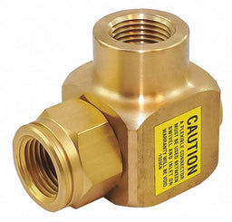 Swivel 90 Deg Brass 1/2 in FNPT Inlet