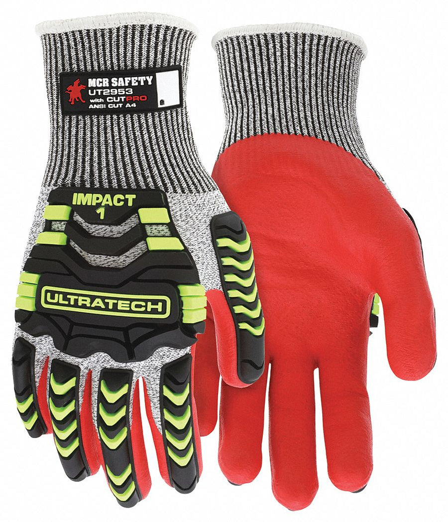Coated Gloves 2XL knit Cuff PR