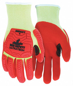 Coated Gloves XL knit Cuff PK12