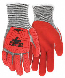 Coated Gloves XL knit Cuff PK12