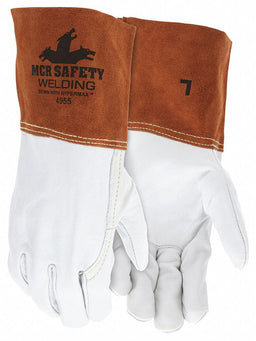 Welding Leather Glove Beige/Brown M PK12