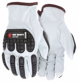 Leather Gloves White S PK12