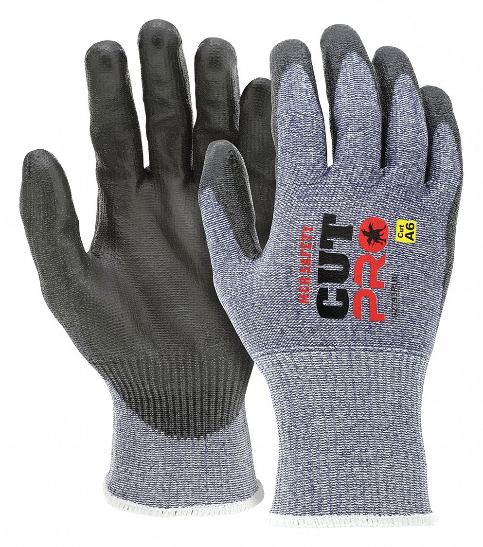 Cut Resistant Gloves Black/Blue M PK12