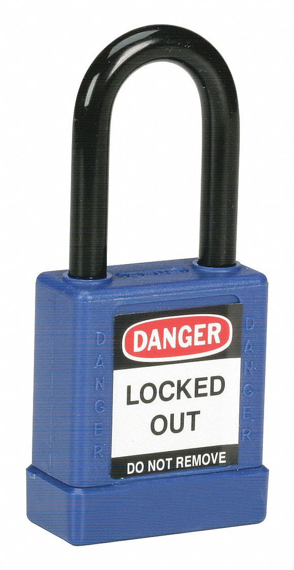 Lockout Safety Padlock 1.5 Blue