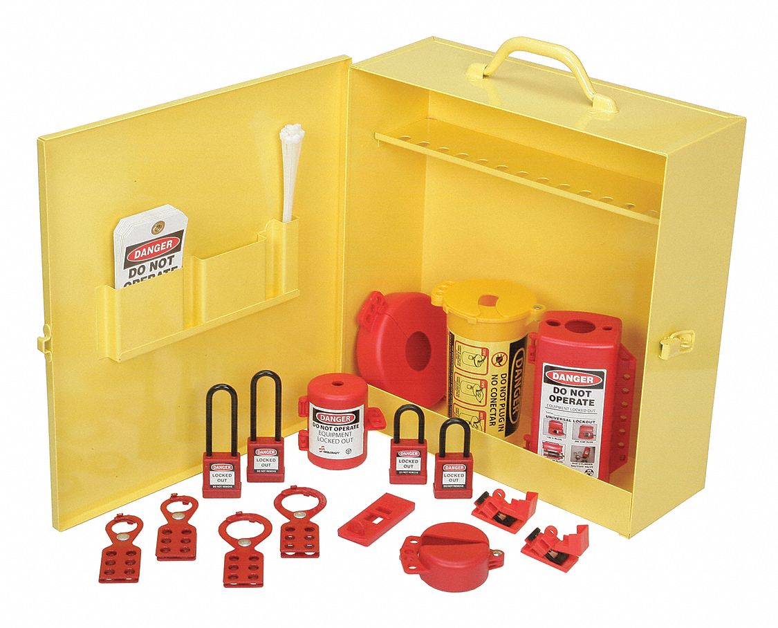 Lockout Station Cabinet Stocked