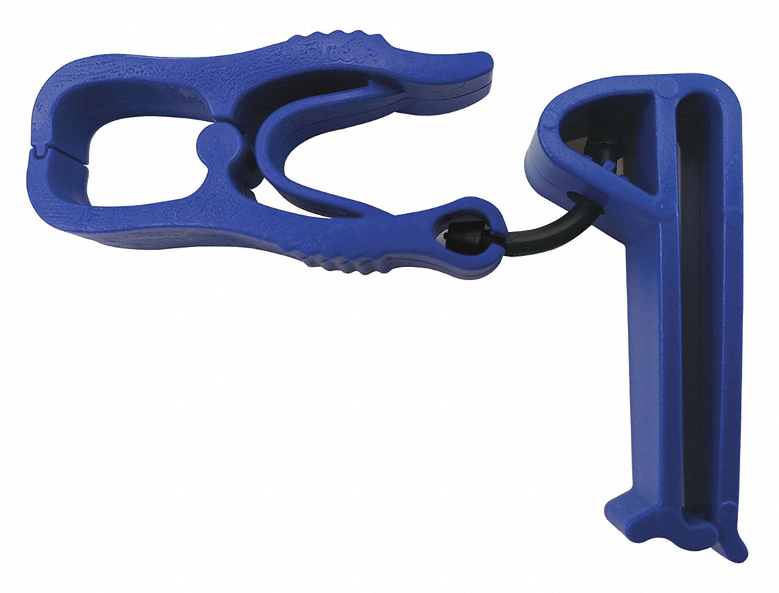 Glove Holder Clip Belt Clip Blue