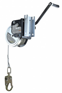 M6995 Personnel Winch Silver 8 1/2 in H Manual