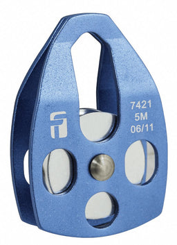 Tripod Pulley Aluminum 5 in H Blue