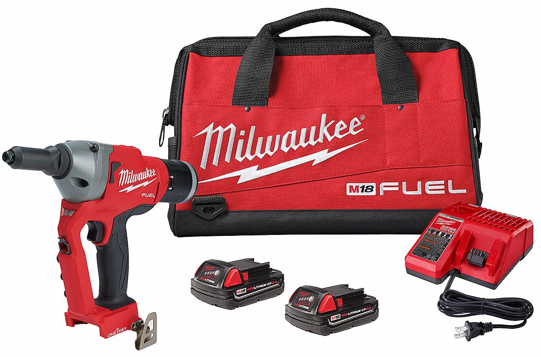 Cordless Rivet Tool Kit 5.6 lb Weight
