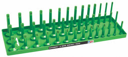 SocketTray Green Plastic 311/16in 1PK