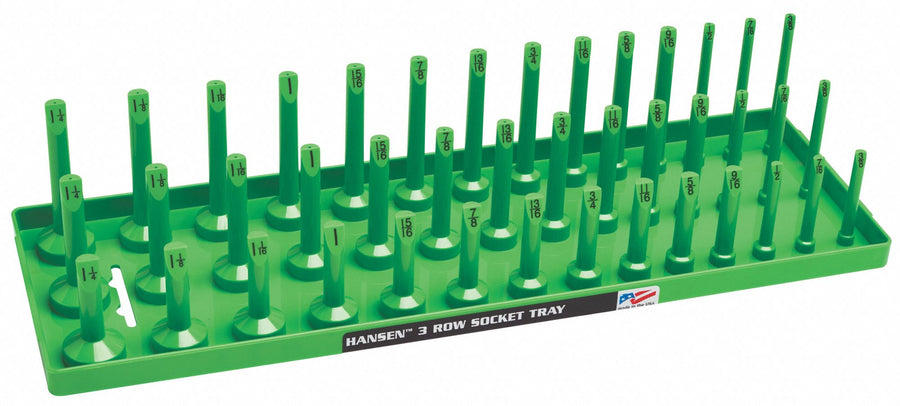 SocketTray Green Plastic 311/16in 1PK