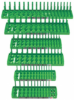 SocketTray Green Plastic 41/4in 1PK