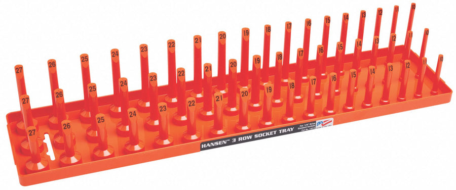 SocketTray Orange Plastic 311/16in 1PK