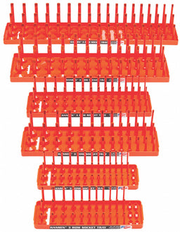 SocketTray Orange Plastic 41/4in 1PK