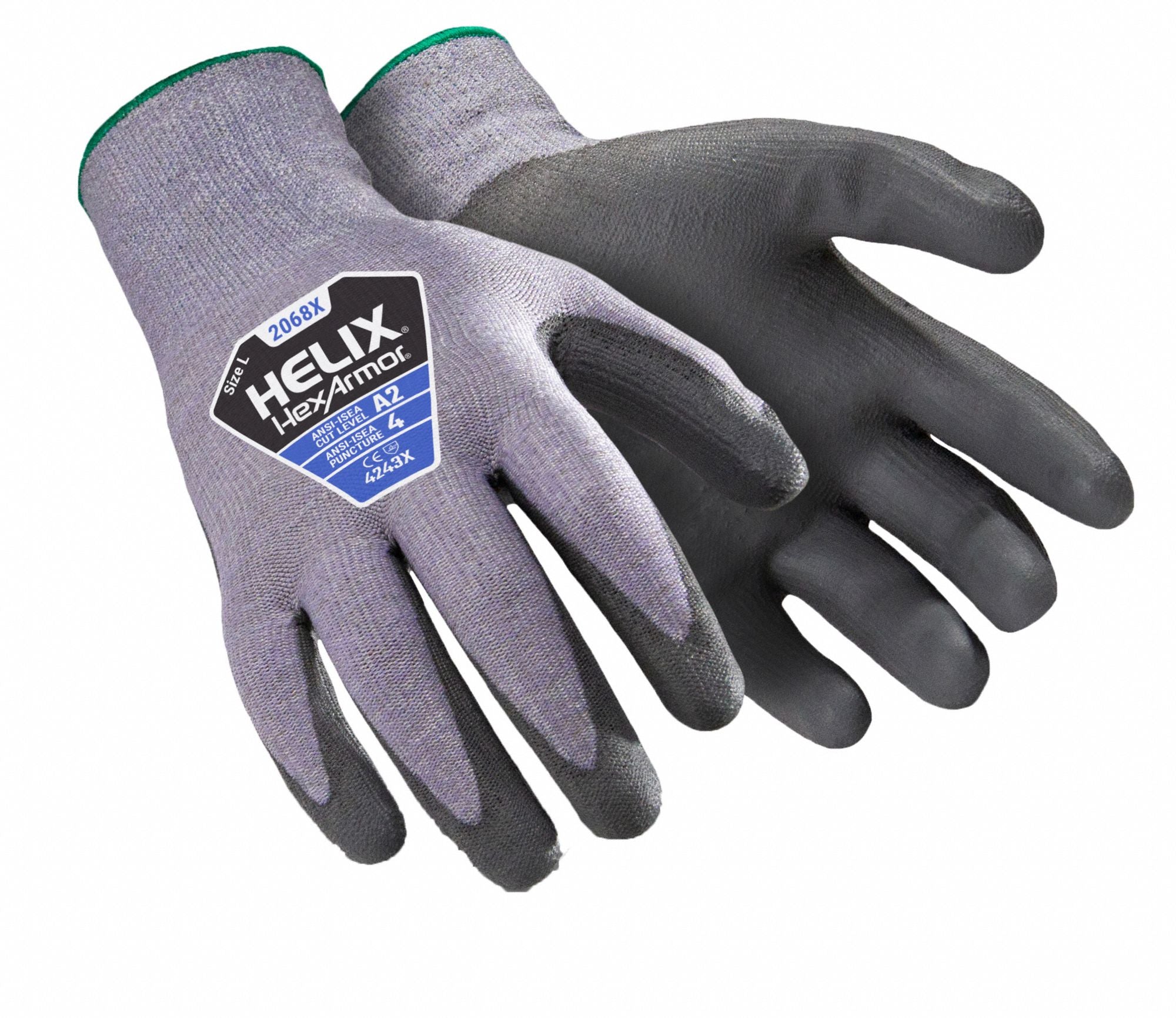 Safety Gloves A2 Gray Full 2XS PR