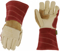 Welding Gloves Tan/Red 8 PR