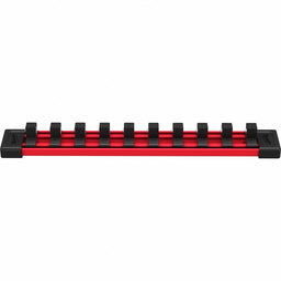 SocketRail Blk Red Plastic 1313/16in 1PK
