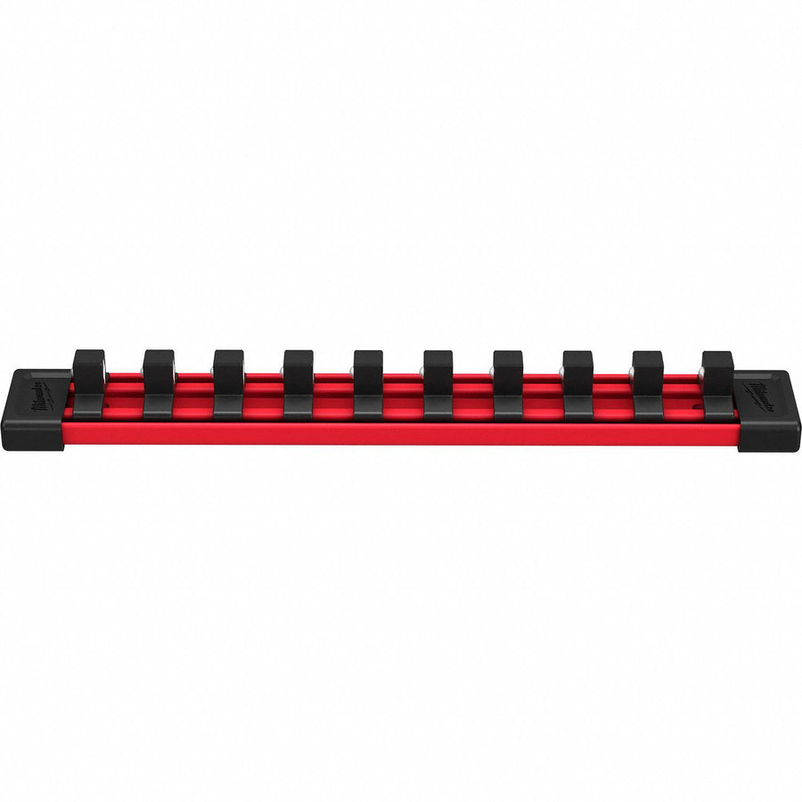 SocketRail Blk Red Plastic 1313/16in 1PK