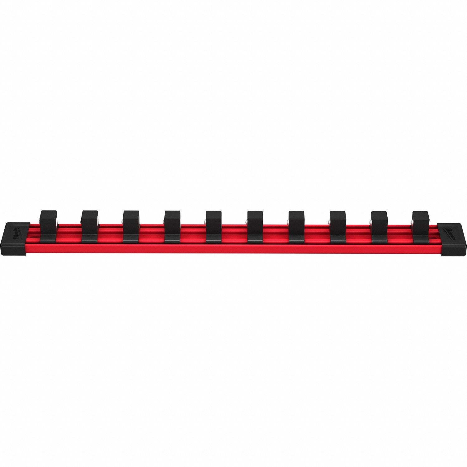 SocketRail Blk Red Plastic 1313/16in 1PK