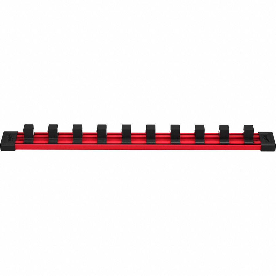 SocketRail Blk Red Plastic 1313/16in 1PK