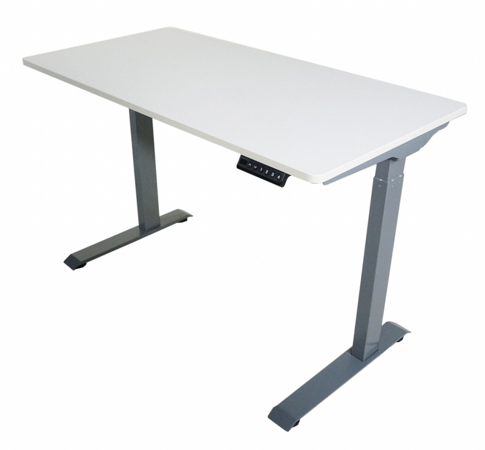 Electric Sit-Stand Desk 48 in W White