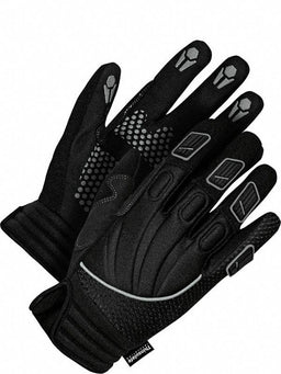 VF Lthr Gloves Blk/W/Y S 61JZ22 PR