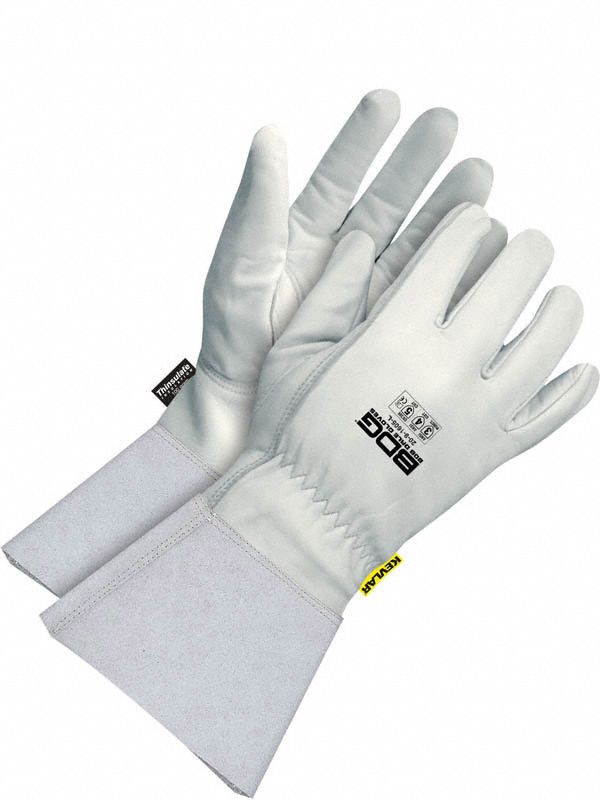 Leather Gloves A4 Gauntlet Cuff 2XL