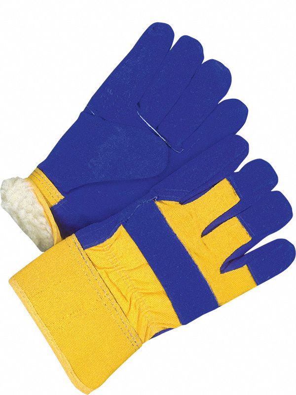 PR Leather Gloves Cowhide Palm Safety