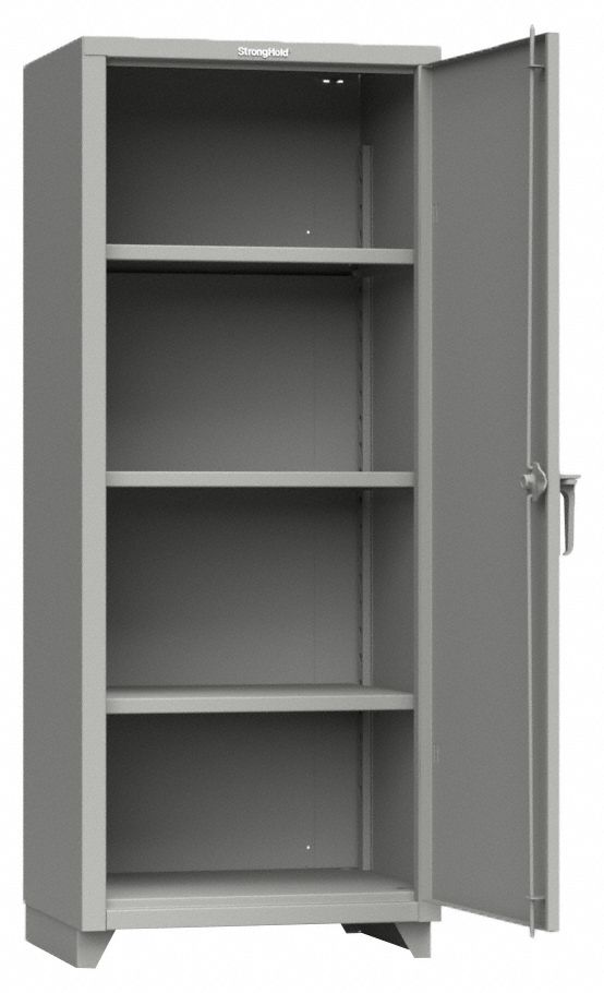 Strg Cab 75 x30 x24 DstGry 3Shlv