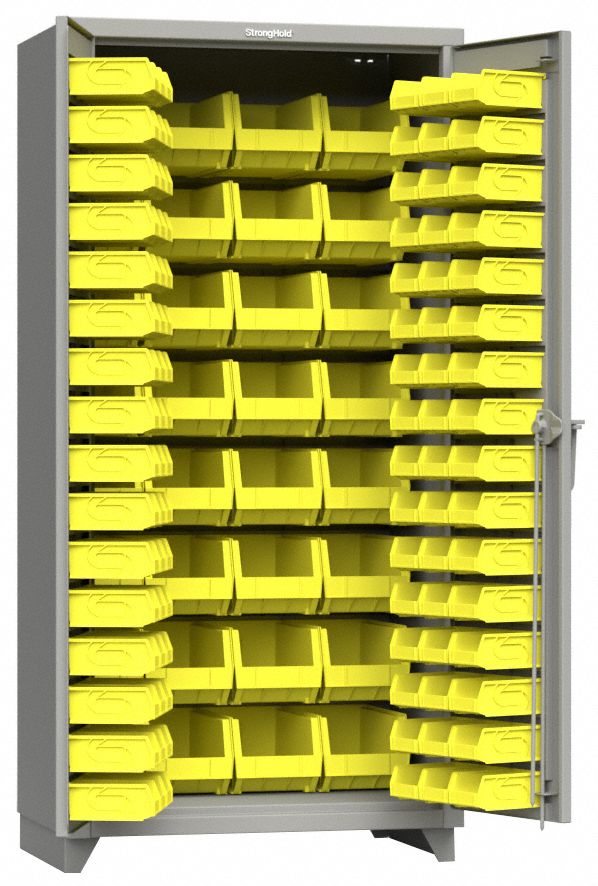 Bin Cab 75 x36 x24 DstGry 126YlwBns