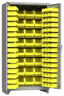 Bin Cab 75 x36 x24 DstGry 126YlwBns