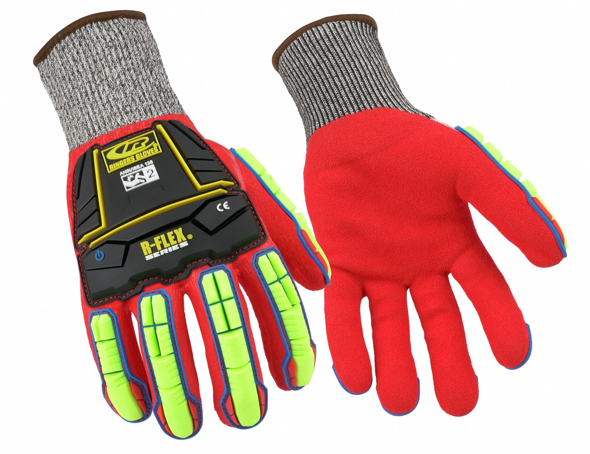 Full-Dip Gloves Gray Knit M PR