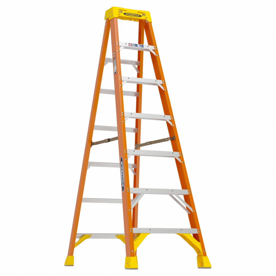Stepladder Fiberglass 7 ft H 300 lb Cap