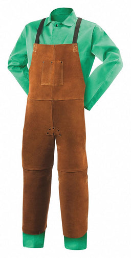 Cowhide Welding Split Leg Bib Apron 48
