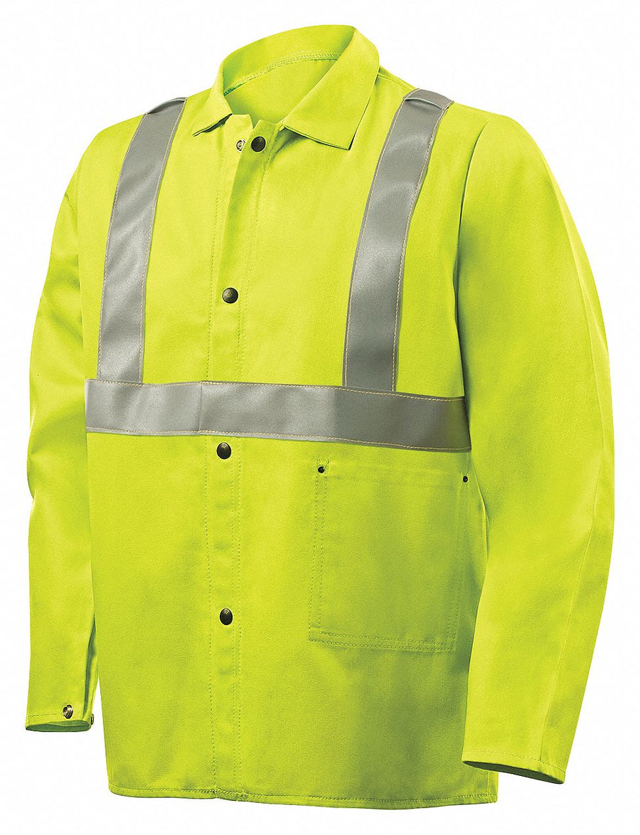 Cotton Jacket Flame Resist 30 Lime 2XL