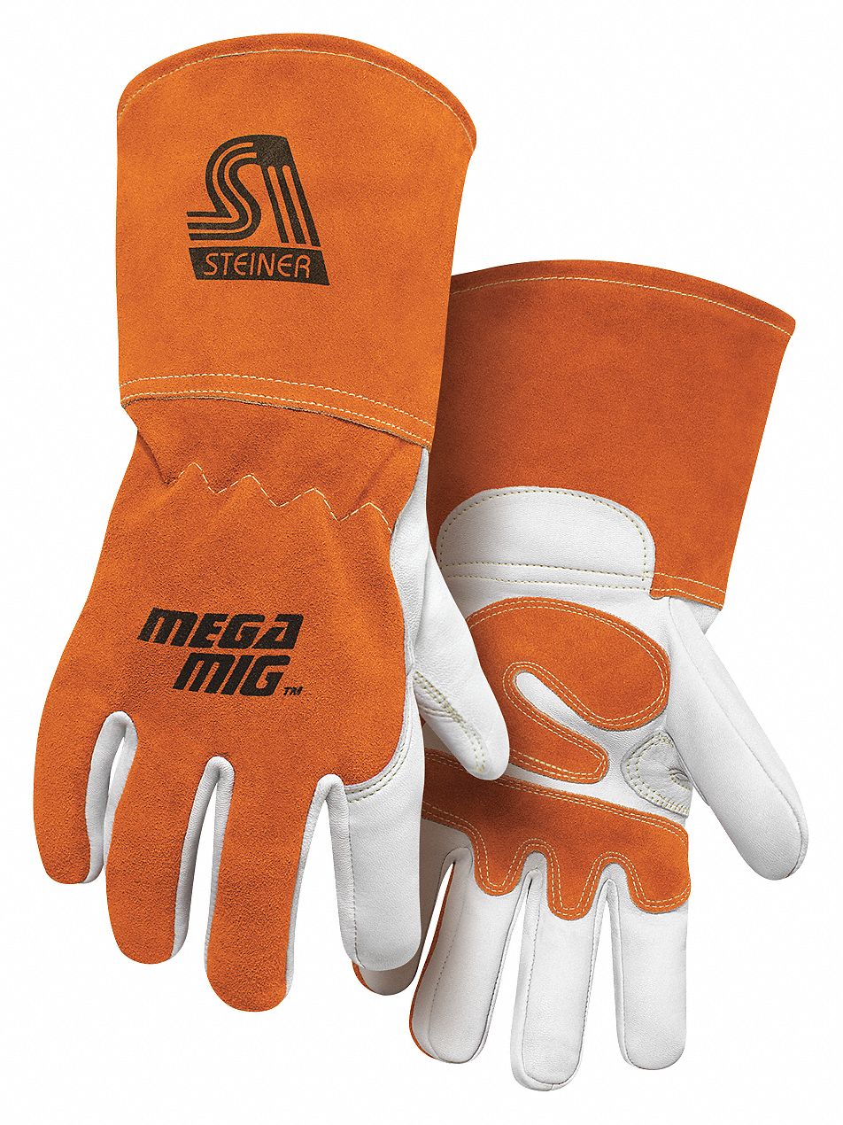 Welding Gloves MIG Application Orange PR