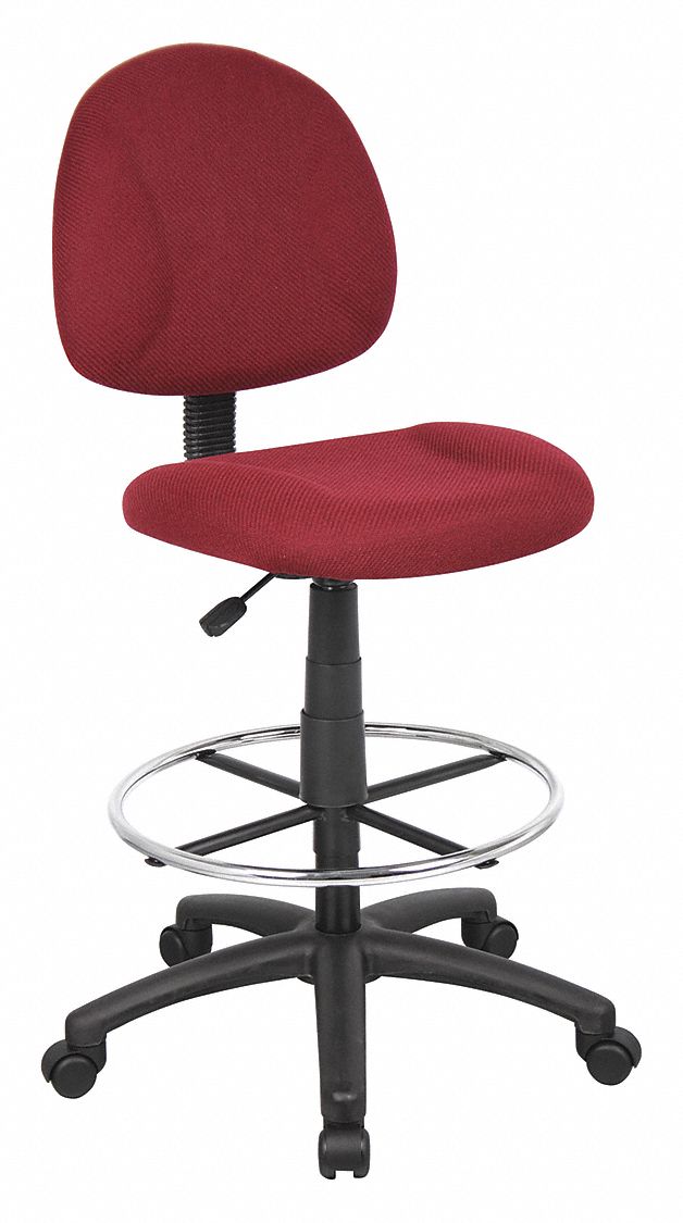 Drafting Chair 47 1/2 in H Black