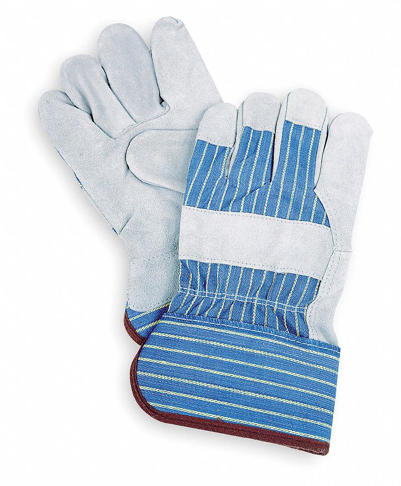 D1571 Leather Gloves Gray L PR