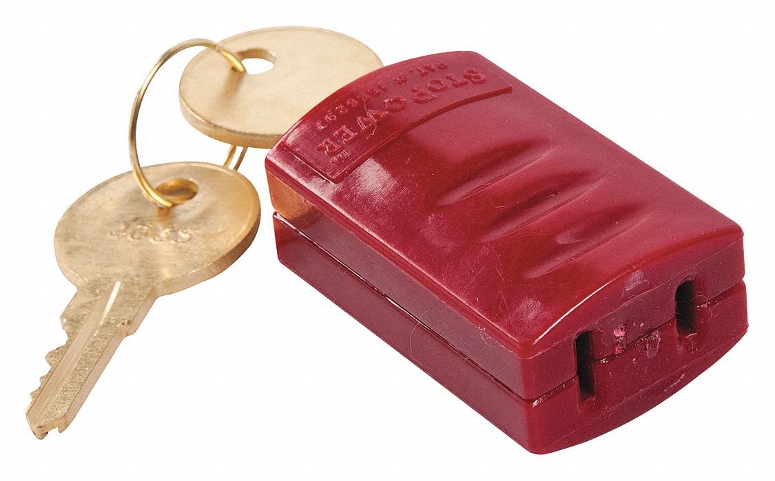 Power Cord Lockout Red
