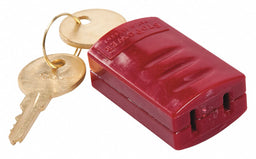 Power Cord Lockout Red