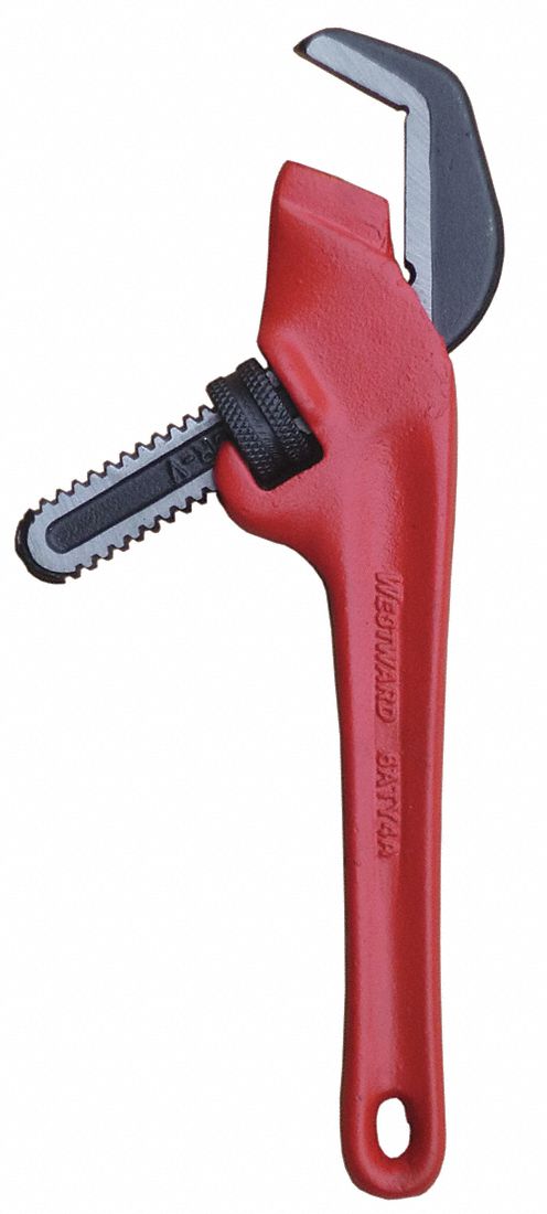 Hex Pipe Wrench I-Beam Smooth 9-1/2