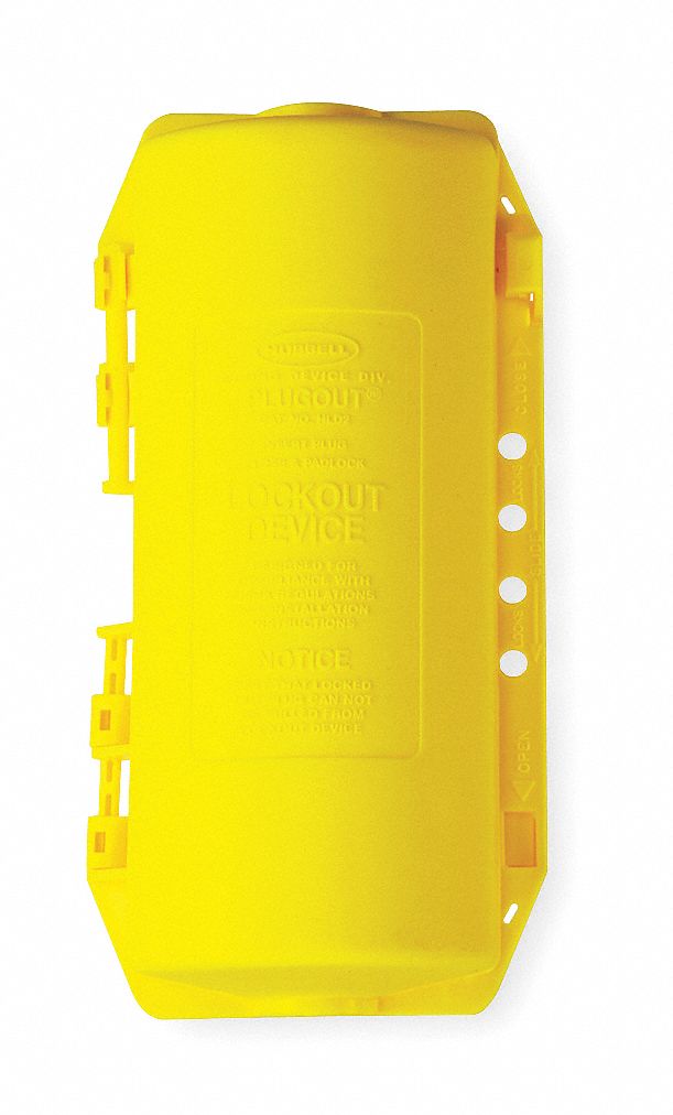 Plug Lockout Yellow 3/8In Shackle Dia.