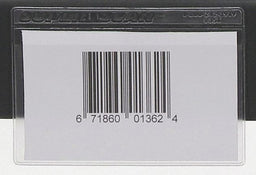 Label Holder Clear Matte Slide-In PK50