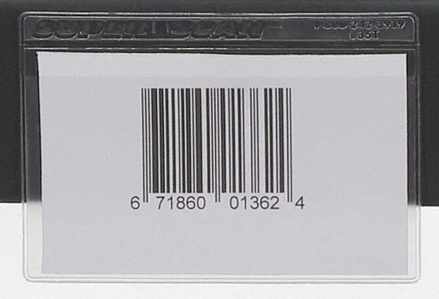 Label Holder Clear Matte Slide-In PK50