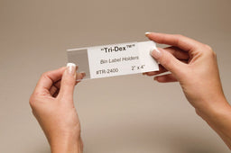 Label Holder Clear Smooth Slide-In PK25