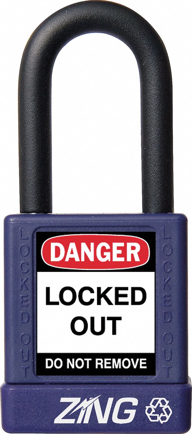 D8958 Lockout Padlock KD Purple 1-3/4 H
