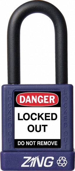 D8958 Lockout Padlock KD Purple 1-3/4 H