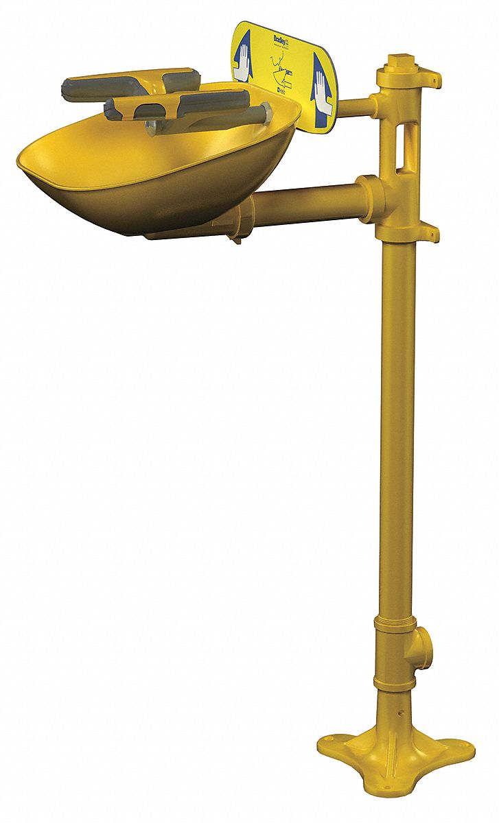 Eye/Face Wash Station Pedestal 15-1/2 W