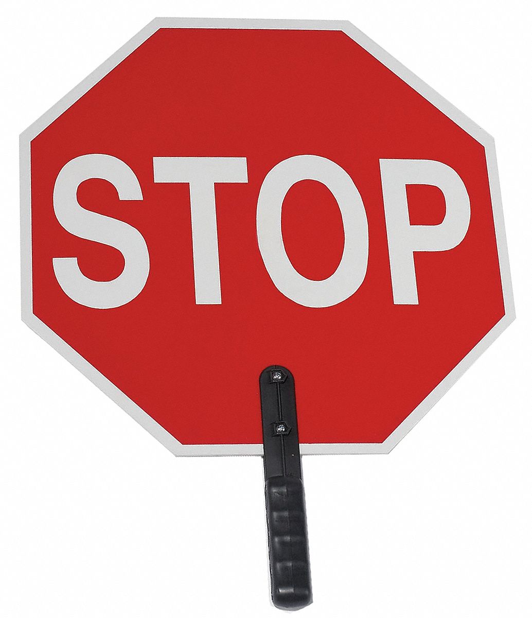 Paddle Sign Stop/Stop